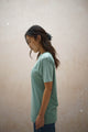Women's Organic Cotton Sage Green T-shirt