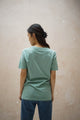 Women's Organic Cotton Sage Green T-shirt