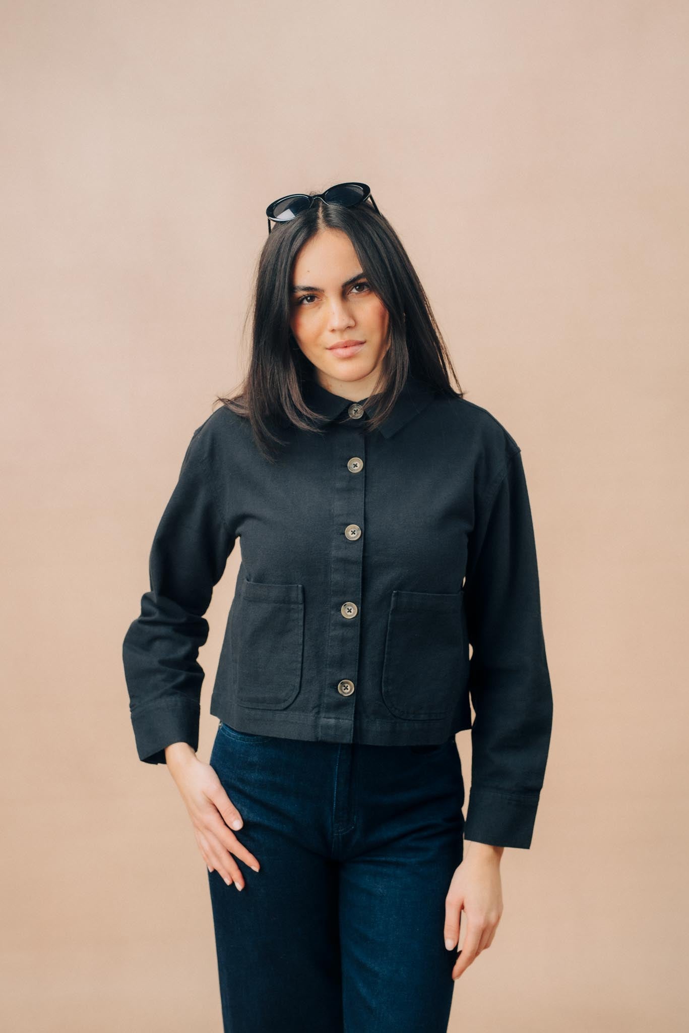 Boxy Canvas Jacket