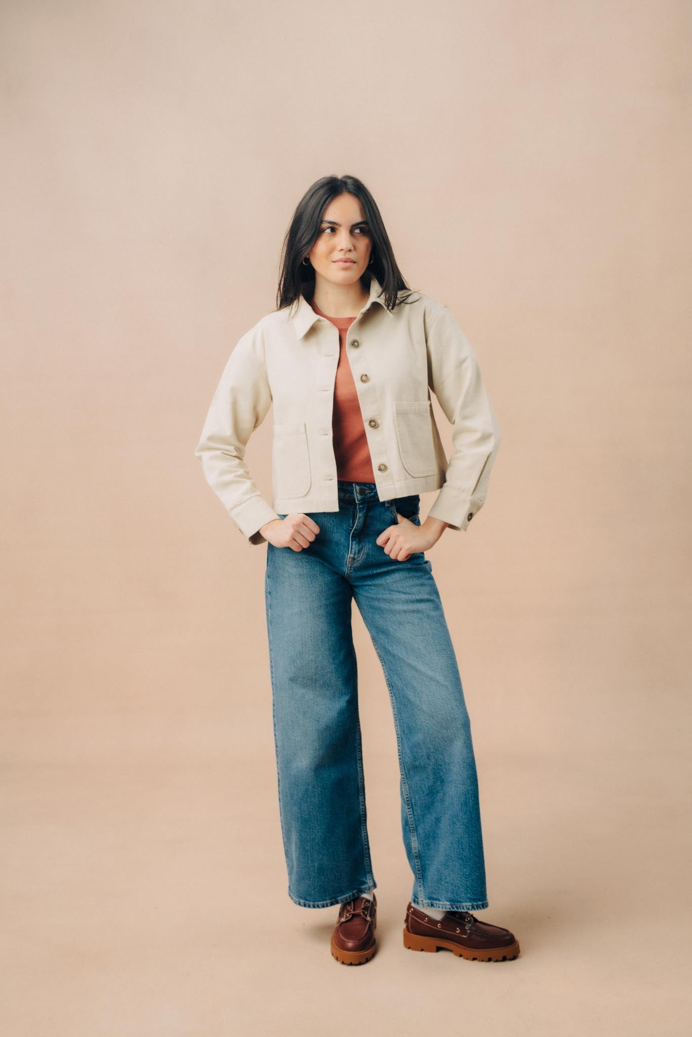 Boxy Canvas Jacket