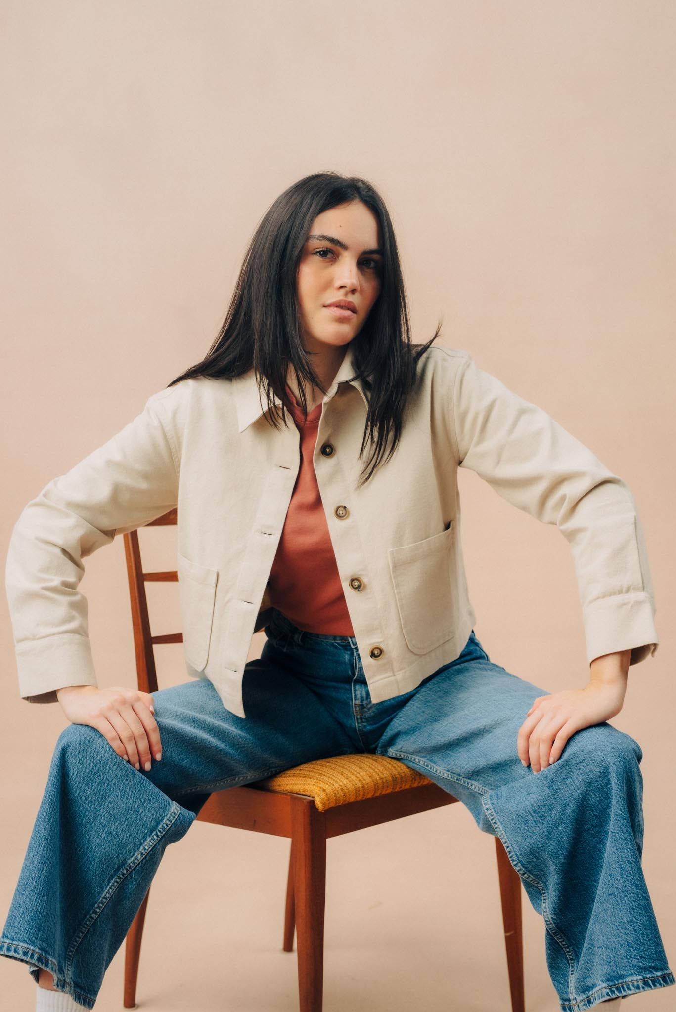 Boxy Canvas Jacket