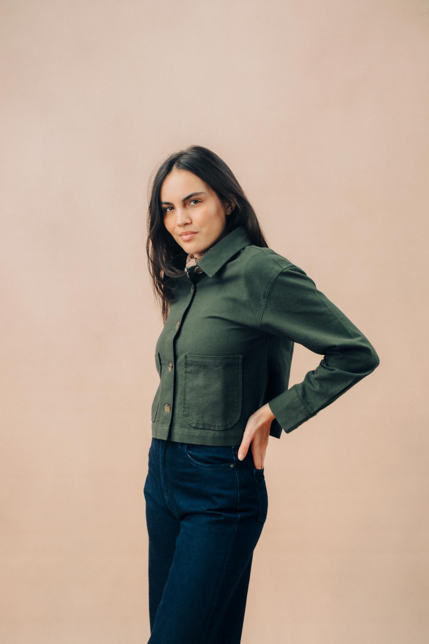 Boxy Canvas Jacket