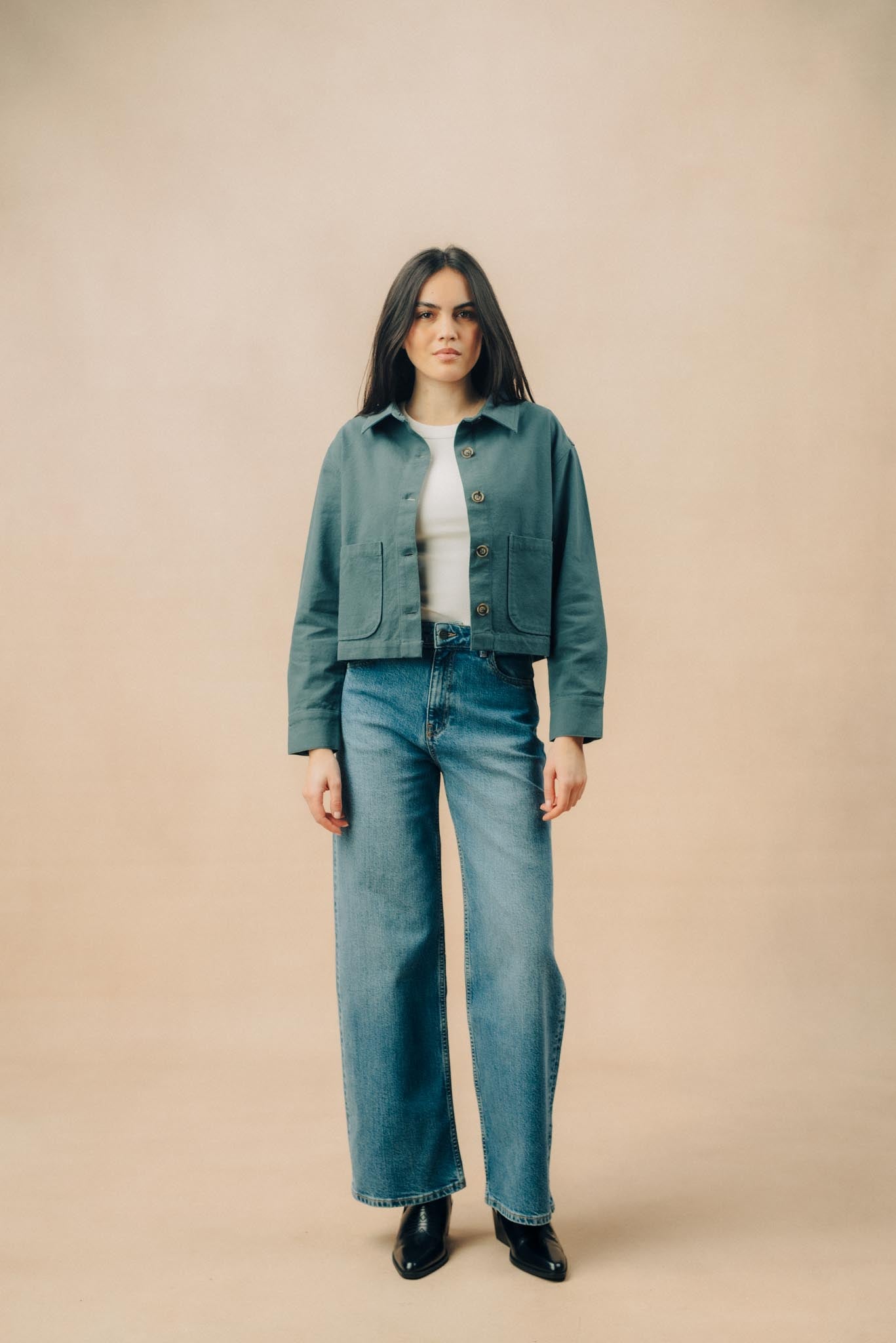Boxy Canvas Jacket