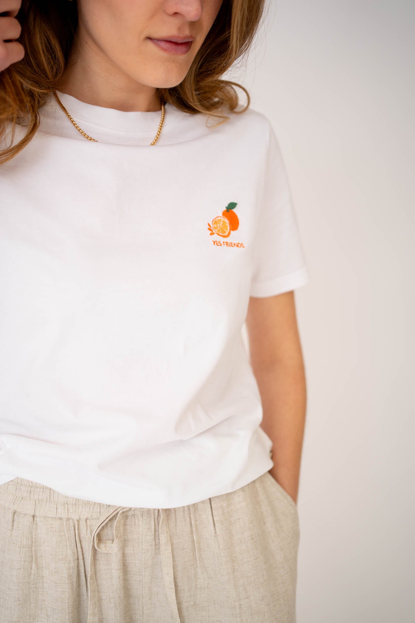 Unisex Yes Friends x Charlie Taylor T-shirt - Oranges