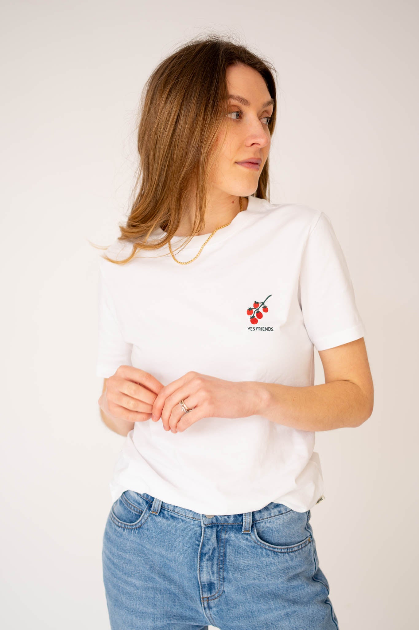 Unisex Yes Friends x Charlie Taylor T-shirt - Tomatoes