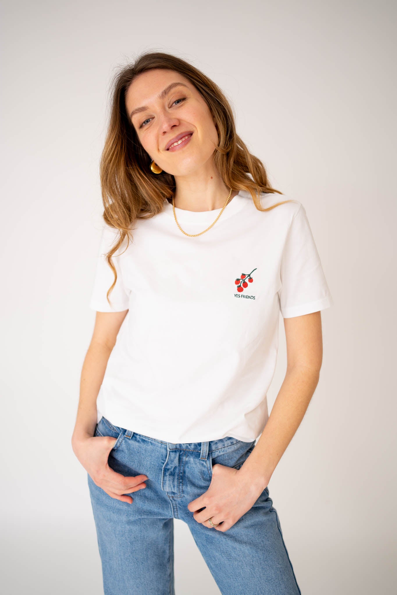 Unisex Yes Friends x Charlie Taylor T-shirt - Tomatoes