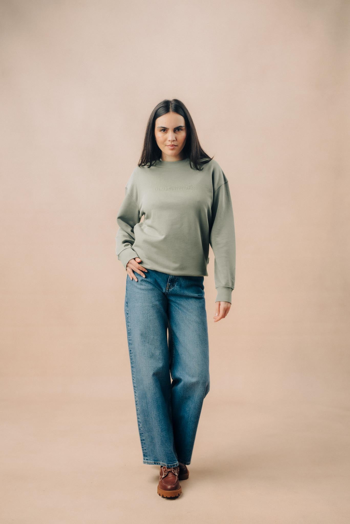 Unisex Generous Small Type Sweatshirt