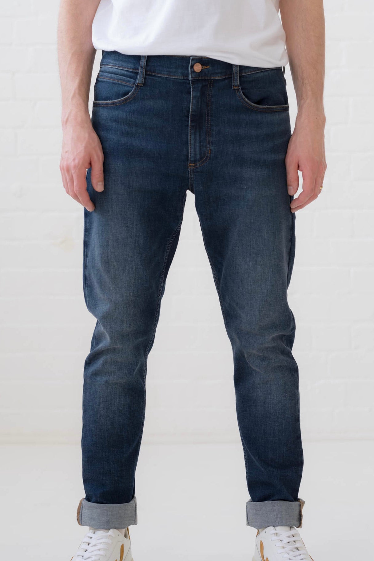Slim Dark Wash Organic Jeans