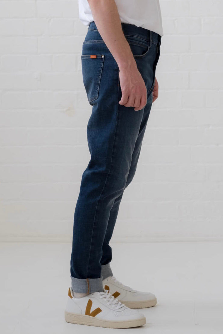 Slim Dark Wash Organic Jeans