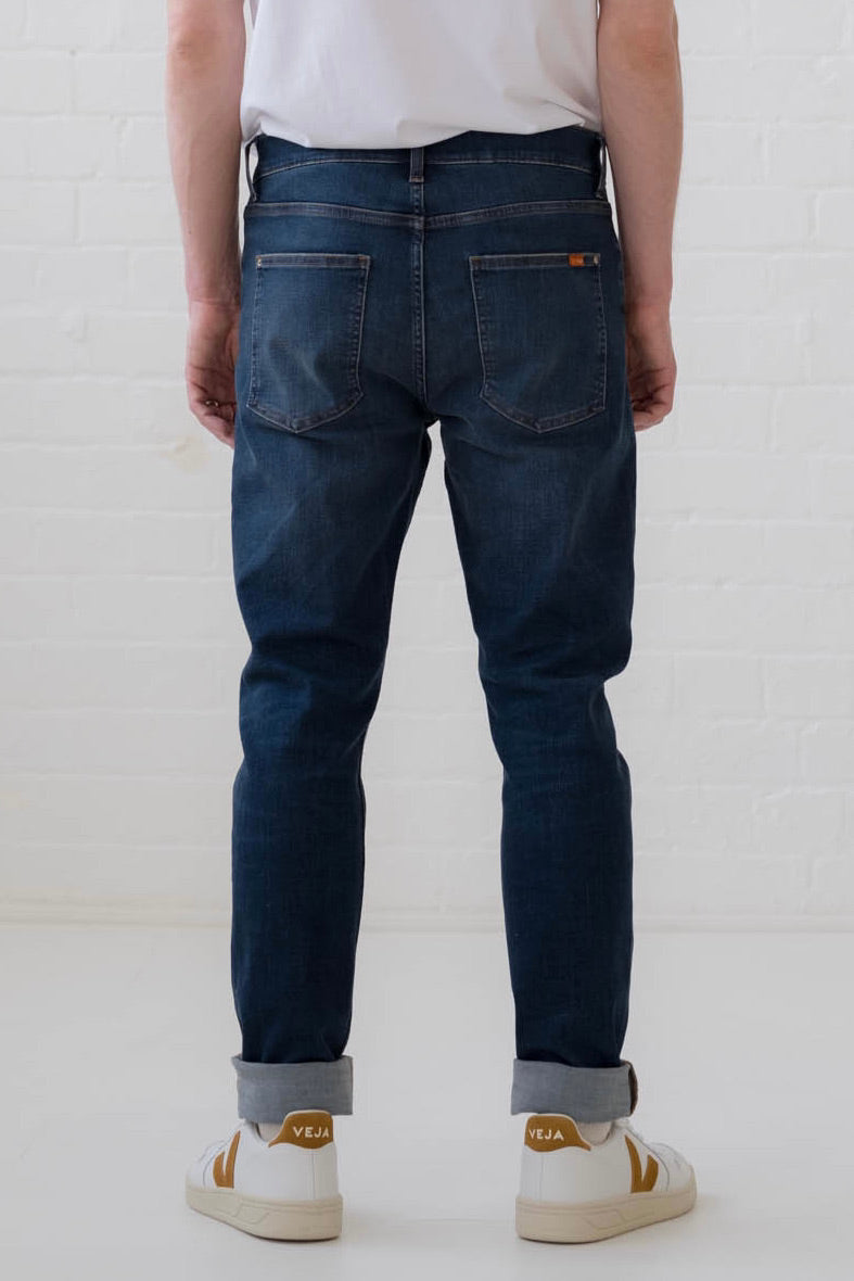 Slim Dark Wash Organic Jeans