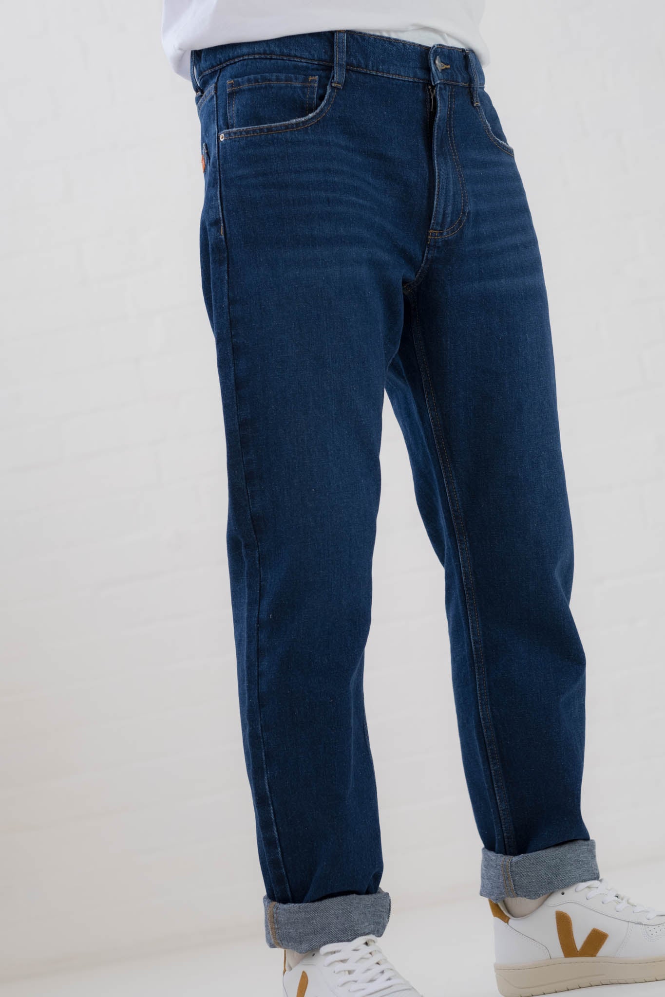 Regular Dark Wash Organic Jeans