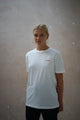 Women's Fairtrade Organic Cotton Orange Logo White T-shirt