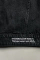 Washed Black Organic Denim Jacket
