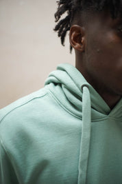 Men's Fairtrade Organic Cotton Sage Green Hoodie